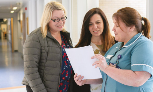 Women with nurse