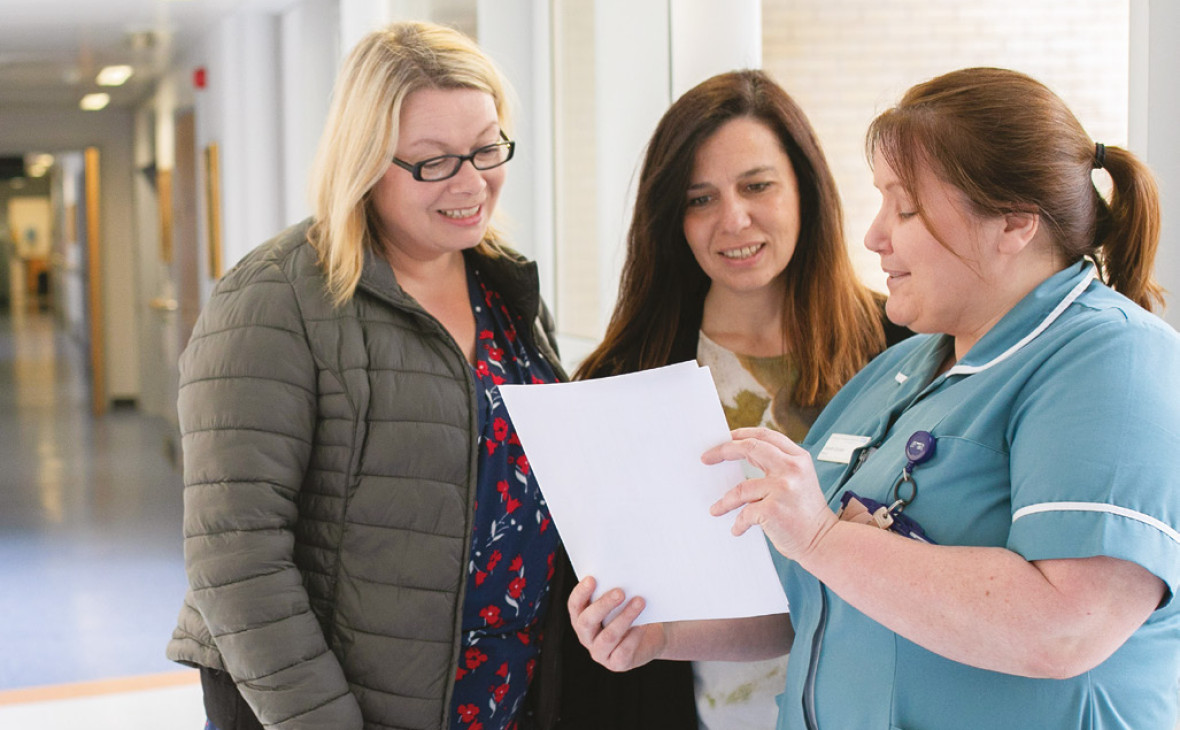 Women with nurse